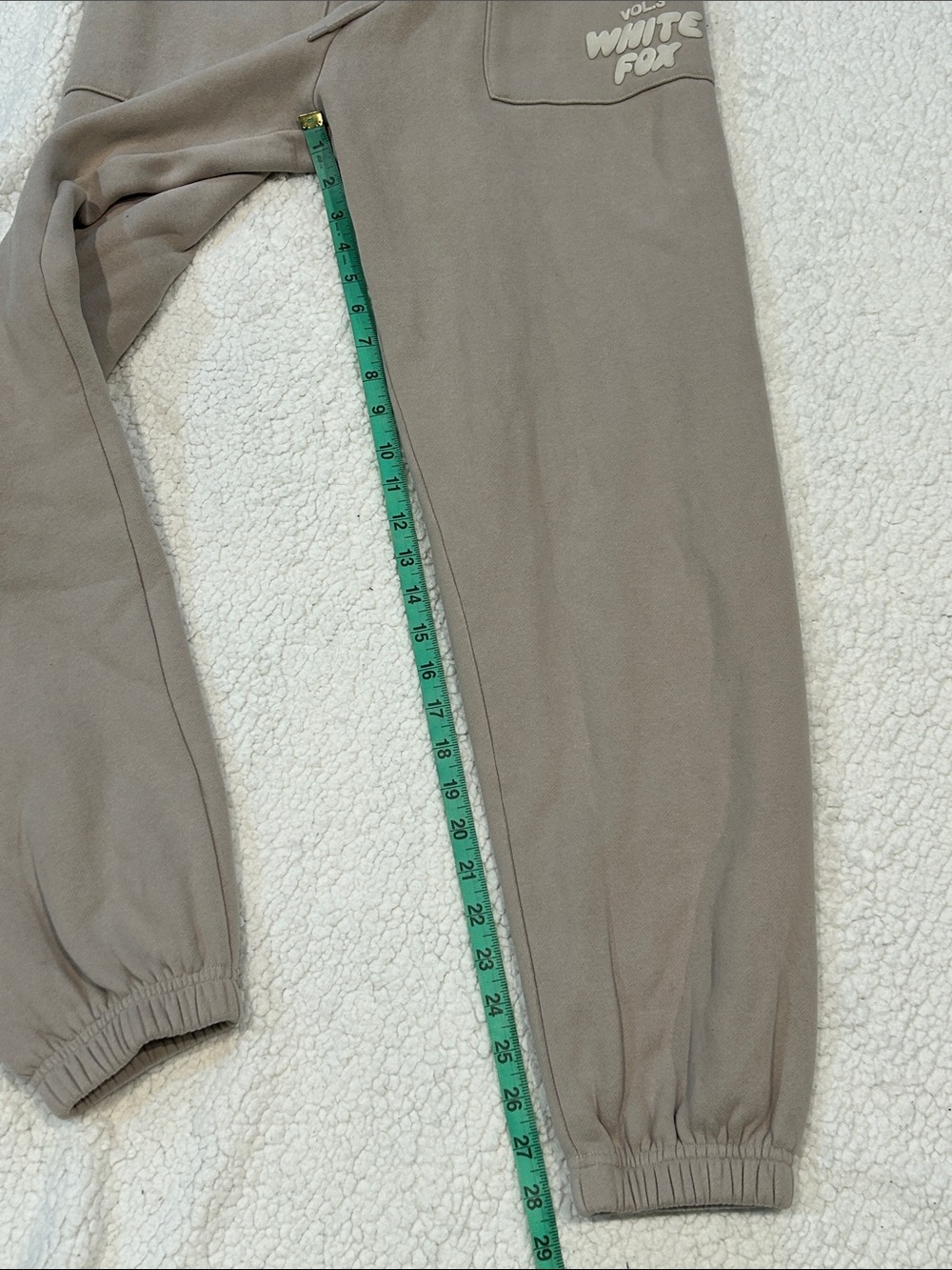 White Fox Offstage Fawn Sweat Set size Small (2 pieces) - Picture 15 of 16